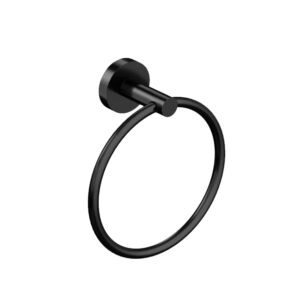 Handdoekring | RONDO | MAT ZWART
