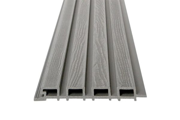 Kunststof Gevelbekleding Composiet - Rabatdeel Rhombus Licht Grijs - Afbeelding 2