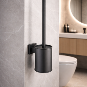 Toiletborstelhouder | gunmetal Kayvit