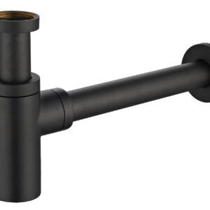 UniMatch wastafelsifon 5/4" x 32 mm mat zwart