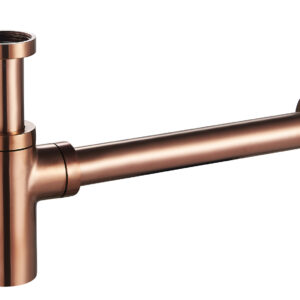 UniMatch wastafelsifon 5/4" x 32 mm geborsteld brons koper PVD