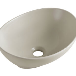 Barco waskom ovaal 40 x 33 x 14,5 cm keramiek beige