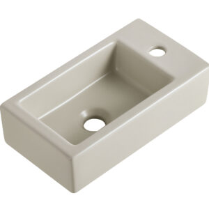 Rhea M fontein rechts 40 x 22 x 11 cm keramiek beige