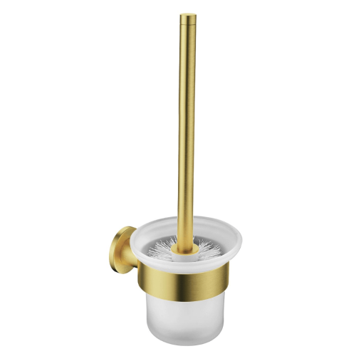 Toiletborstel houder | RONDO | GEBORSTELD GOUD
