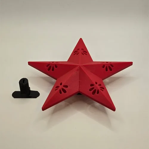 aku-wallclip-kerstster-rood-voorkant.webp