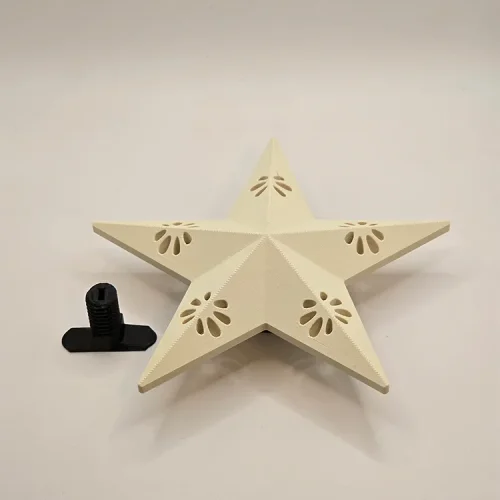 aku-wallclip-kerstster-wit-voorkant.webp